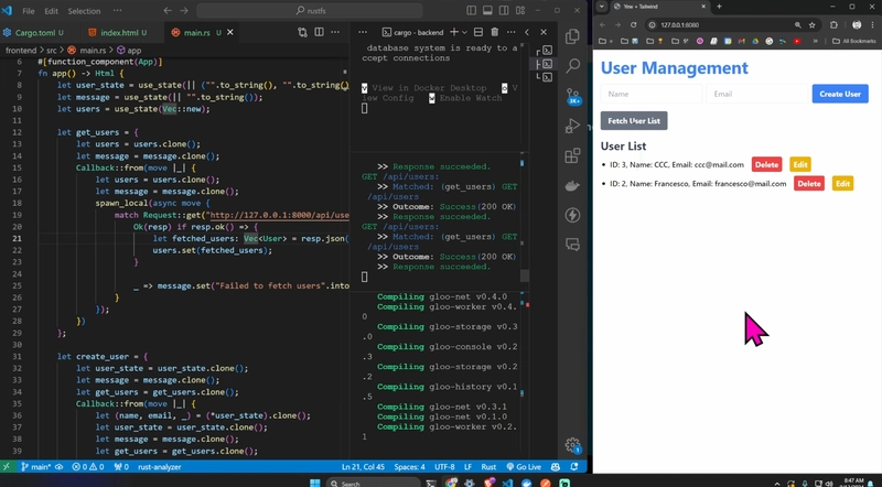 构建 Rust 全栈 Web 应用程序