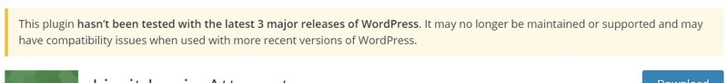 WordPress.org 上的废弃插件横幅