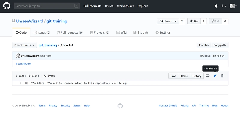 github 编辑