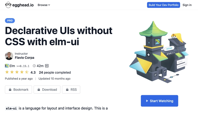 使用 elm-ui 实​​现无需 CSS 的声明式 UI