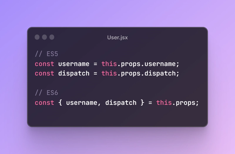 在 React 中解构 Props
