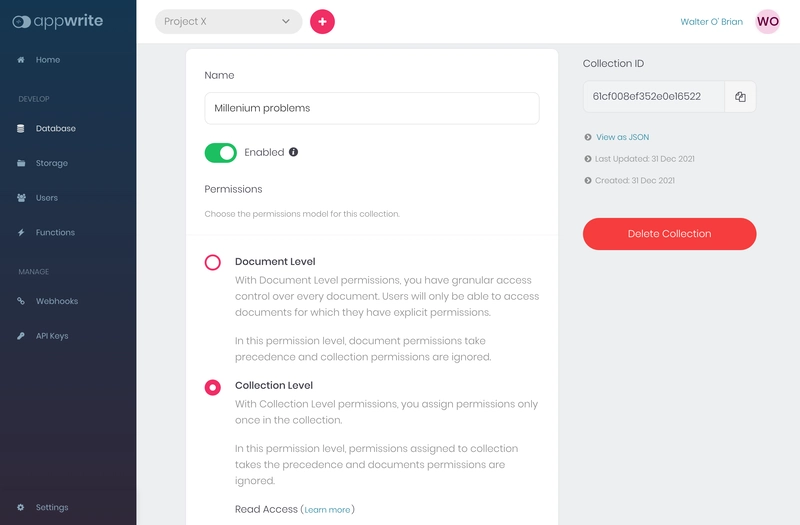 Appwrite 的权限模型