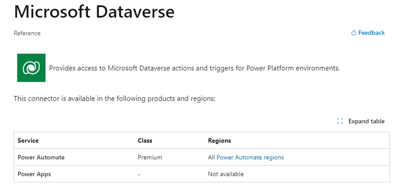 Dataverse 连接器