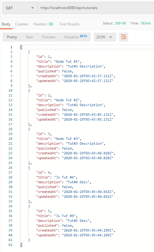 node-js-postgresql-crud-示例-检索全部