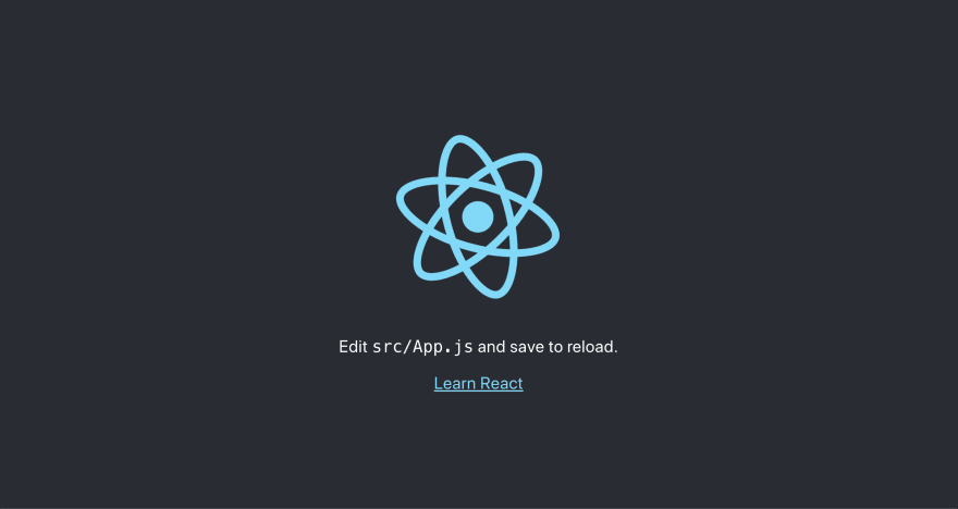 具有深色背景的 React 应用