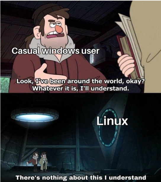 Windows 用户尝试 Linux。图片来源:https://bit.ly/2qpYluK