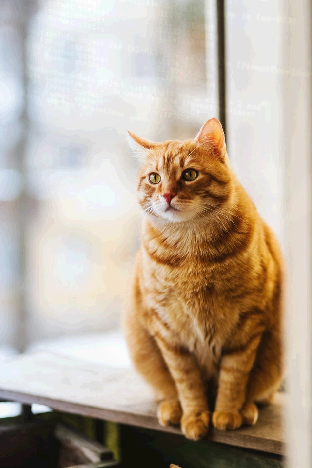 隐藏在上方猫咪图像中的图像