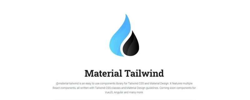 Material Tailwind - UI 套件。