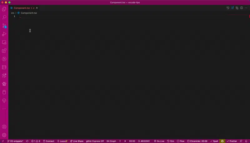 React FC 组件片段