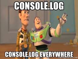 到处都是 console.logs