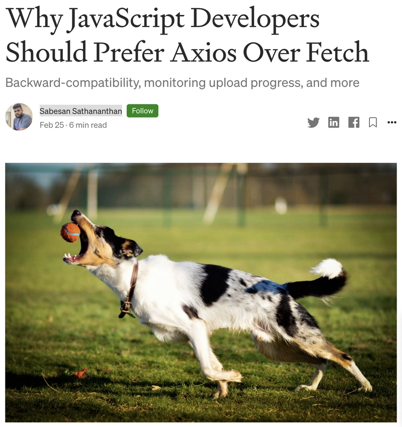 axios文章