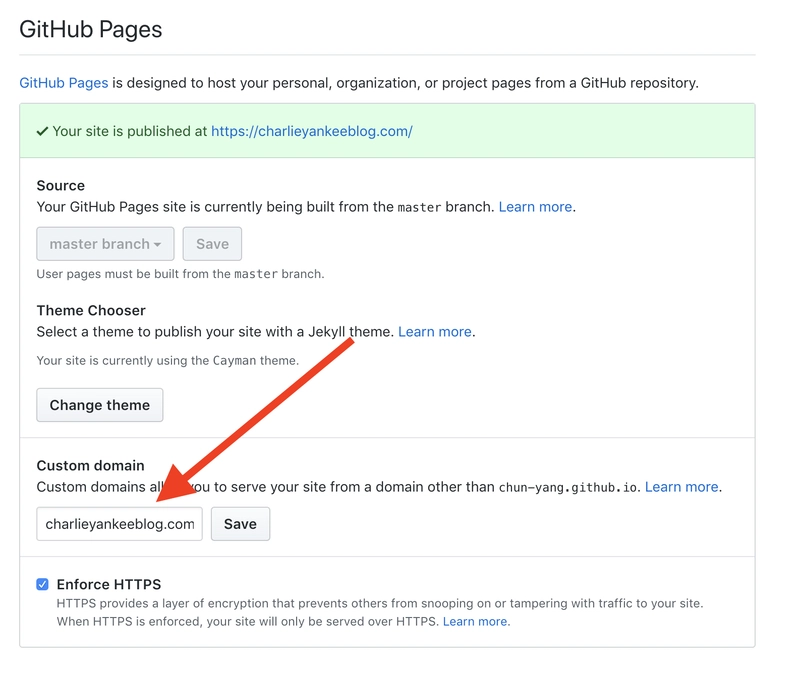 GitHub 设置 Github 页面