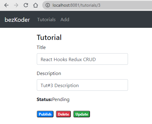 react-hooks-redux-crud-示例-检索一个教程