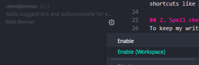 VSCode 的屏幕截图