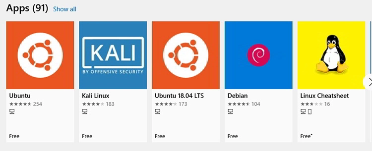 适用于 Linux WSL 的 Windows 子系统