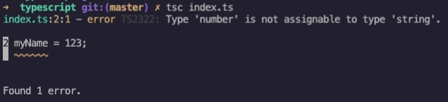 TypeScript 编译器错误