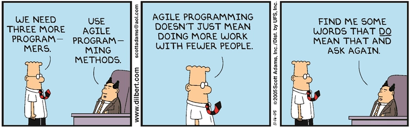 Dilbert 使用 Agile