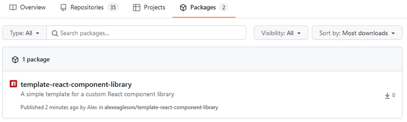 Github 软件包