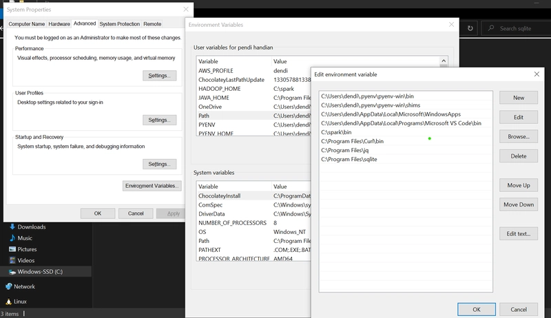 添加 sqlite3 路径