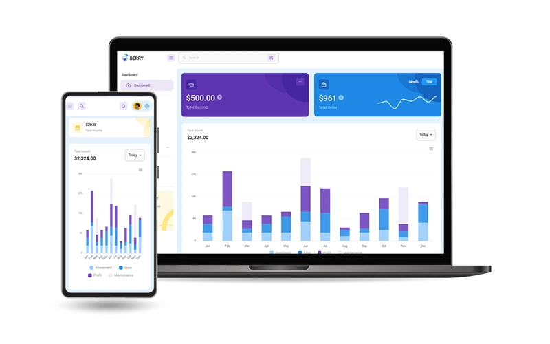 Berry Bootstrap - 免费 Angular 14 模板