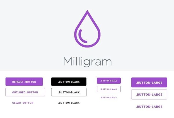 Milligram CSS - 轻量级 CSS 框架。