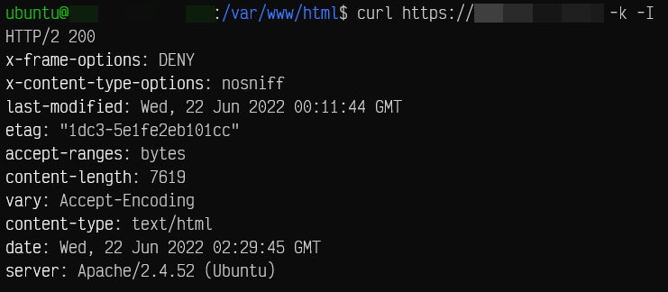正常 HTTP 200 OK