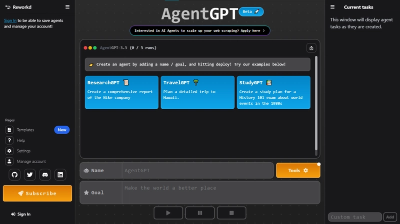 agentGPT
