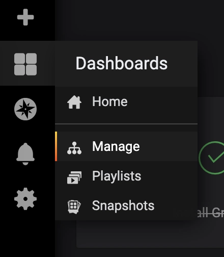 Grafana 仪表板选项卡