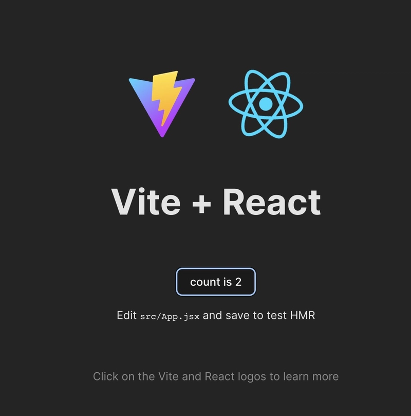 React 应用程序正在运行