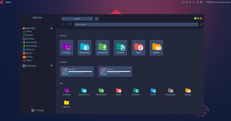 Xplorer Linux