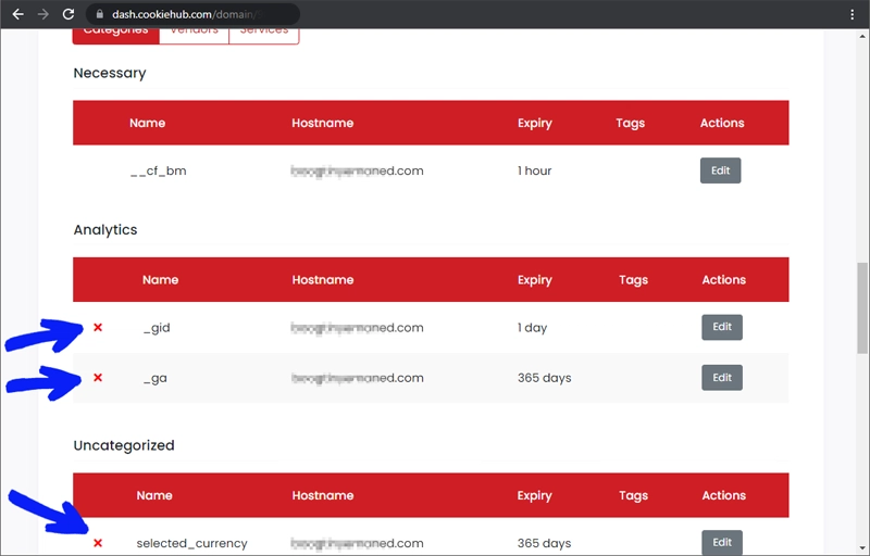 未正确设置的 Cookie