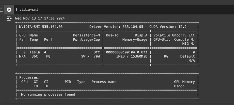 NVIDIA SMI 输出