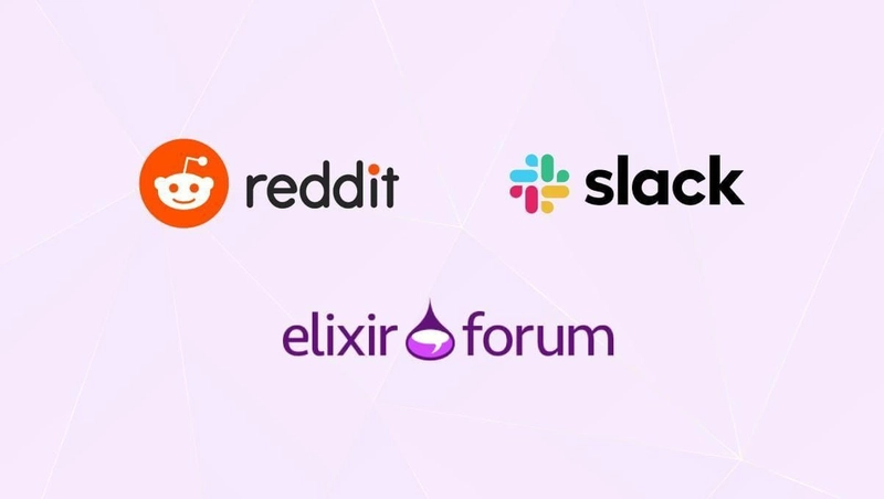 Slack、Reddit、Elixir论坛的标志