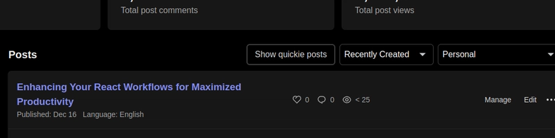 在 dev.to 上发布