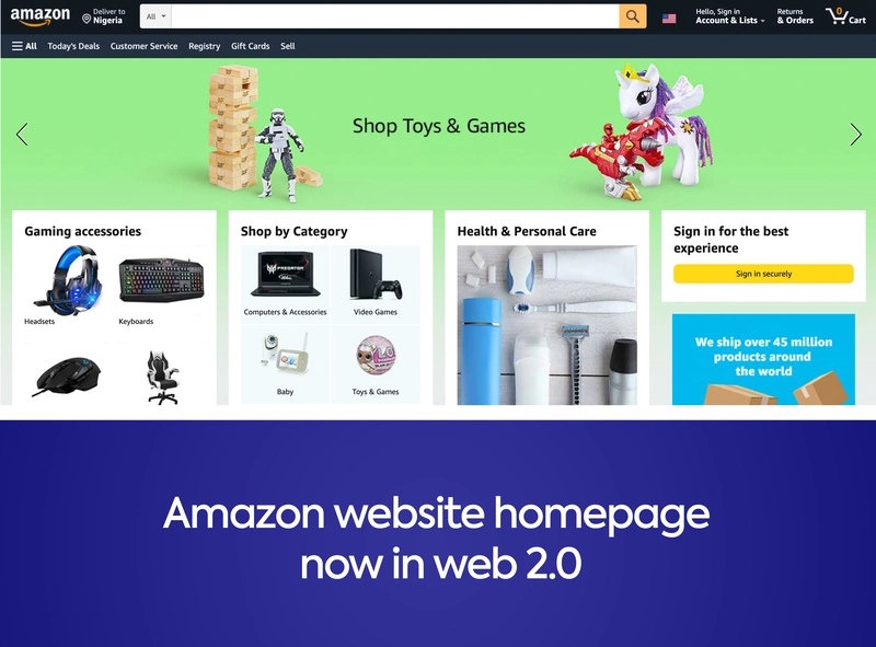 web2 中的亚马逊