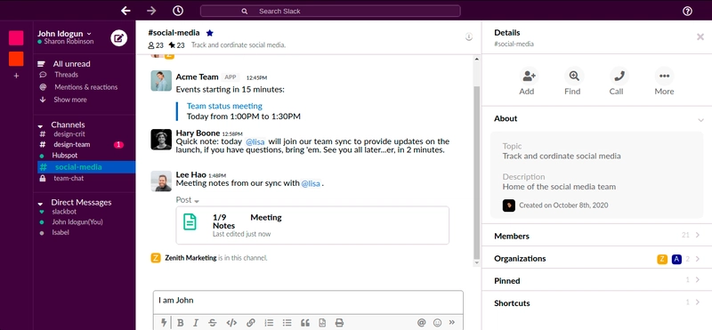 Slack 克隆