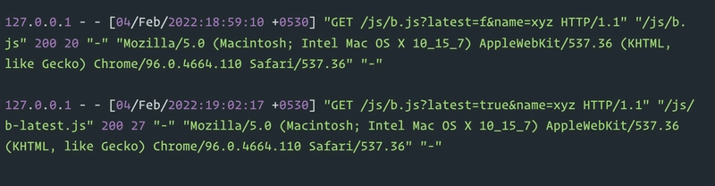 Nginx 访问日志示例