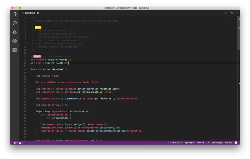 todo 高亮 vscode 扩展