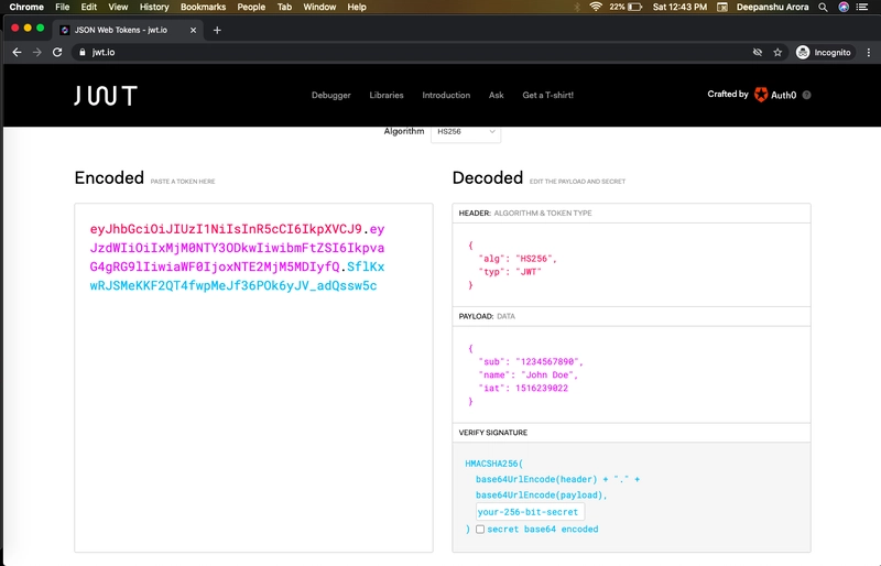 JSON Web Token 的结构