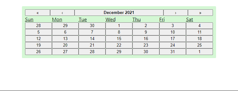 React-Calendar 导航样式