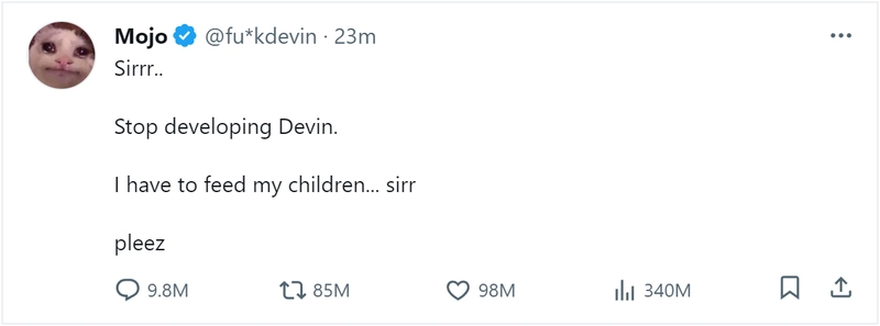 Devin AI 表情包图片