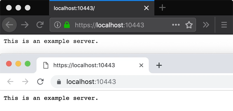 Chrome 和 Firefox 屏幕截图
