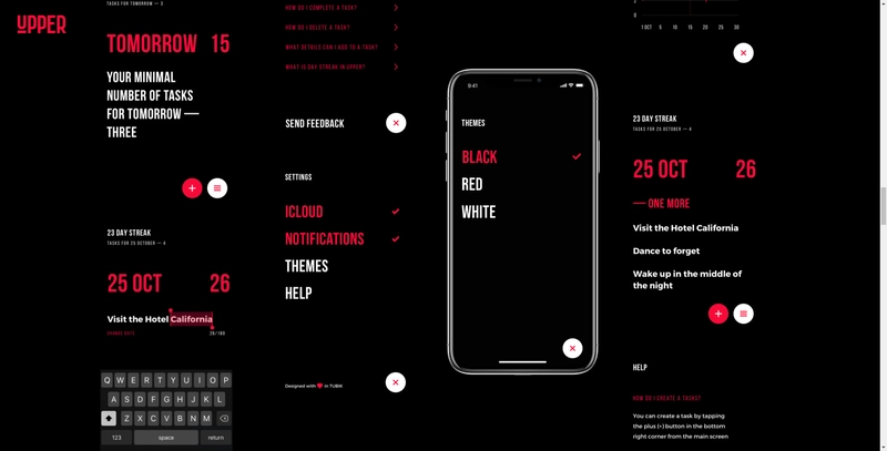 黑色背景设计示例 - 高级应用演示