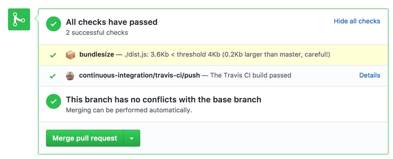 GitHub 合并检查