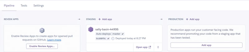 CI 工具部署成功