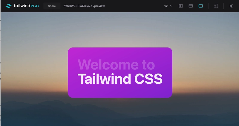 Tailwind Play 的主题示例