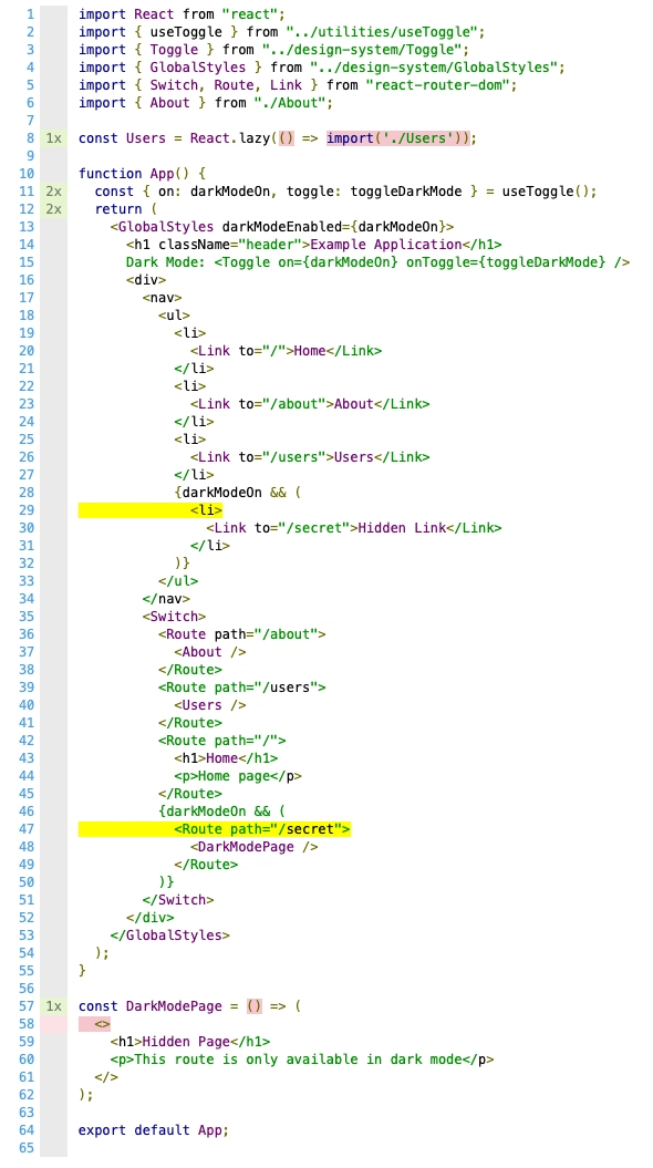 application/App.js 的 lcov 报告