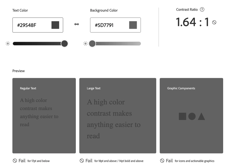 与之前一样，Adobe 色彩对比度不佳的图像，但这次是灰度图像，更加突显了其缺乏可读性。