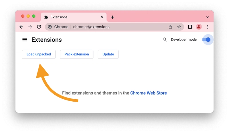Chrome 加载已解压的扩展程序