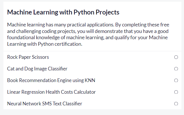 freeCodeCamp 上的机器学习计算机项目